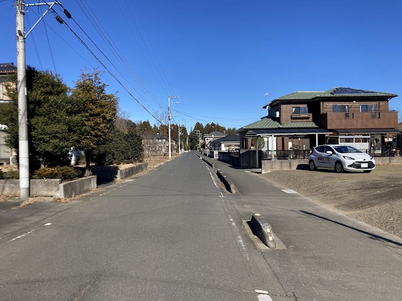 小美玉市中野谷　土地 現地写真（前面道路含む現地写真）