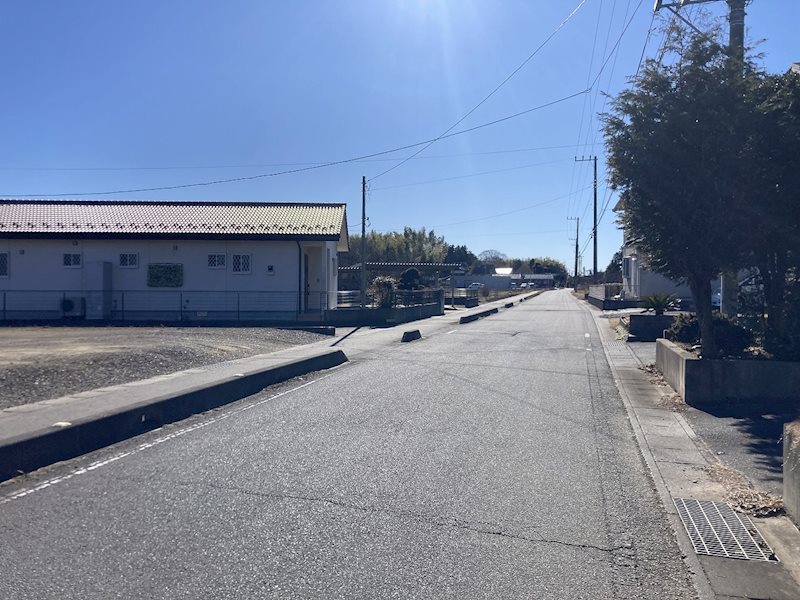 小美玉市中野谷　土地 現地写真（前面道路含む現地写真）