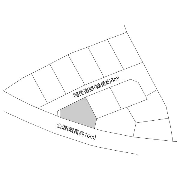 阿見町荒川本郷　C’s place分譲地Ⅱ　７号地 間取図・土地図
