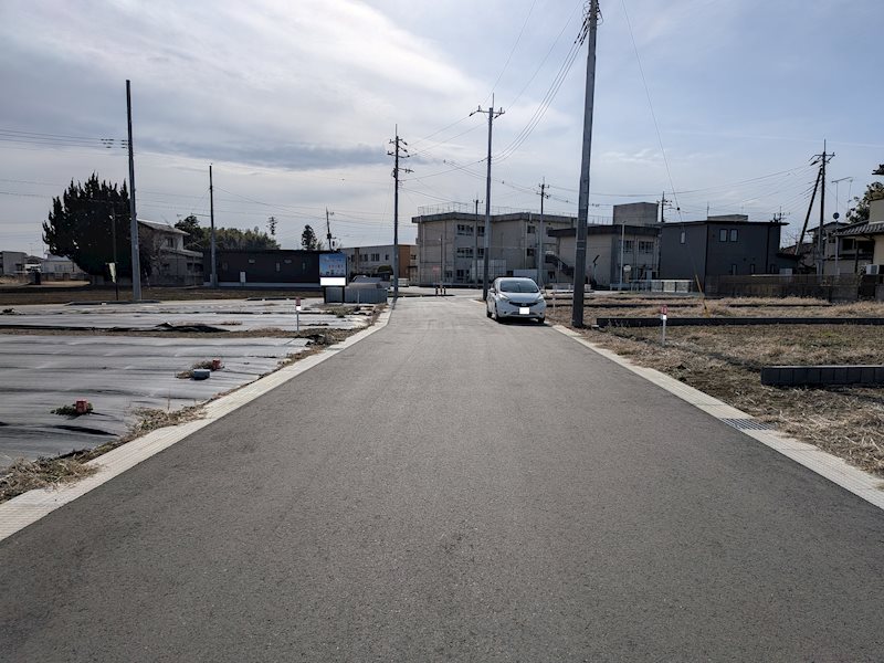 阿見町荒川本郷　C’s place分譲地Ⅱ　７号地 現地写真（前面道路含む現地写真）
