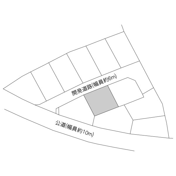 阿見町荒川本郷　C’s place分譲地Ⅱ　８号地 間取図・土地図