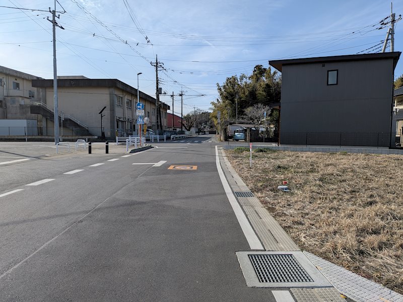 阿見町荒川本郷　C’s place分譲地Ⅱ　１２号地 現地写真（前面道路含む現地写真）
