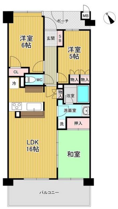 サンクレイドル古河 間取図・土地図