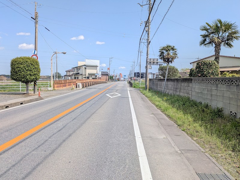 坂東市大口　中古戸建 現地写真（前面道路含む現地写真）