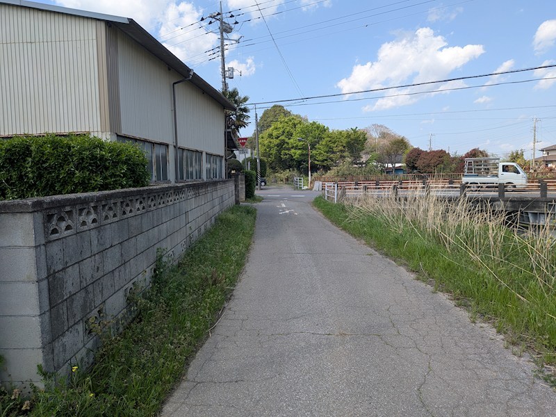 坂東市大口　中古戸建 現地写真（前面道路含む現地写真）