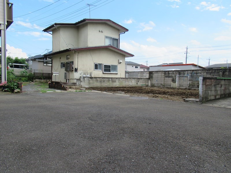 土浦市右籾　土地 現地写真（前面道路含む現地写真）