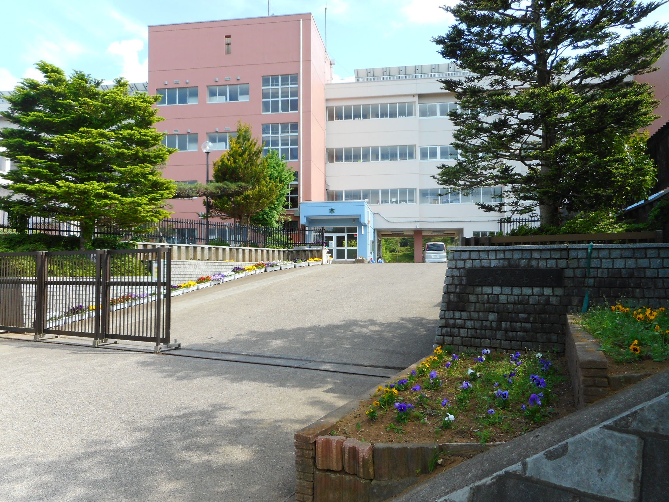 土浦市右籾　土地 中学校