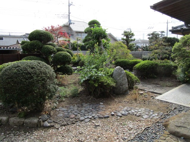 筑西市乙　中古戸建 現地写真（庭）