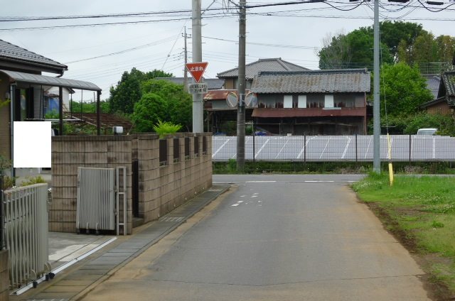 つくば市中山　中古戸建 現地写真（前面道路含む現地写真）