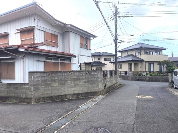 ひたちなか市足崎　土地 現地写真（前面道路含む現地写真）