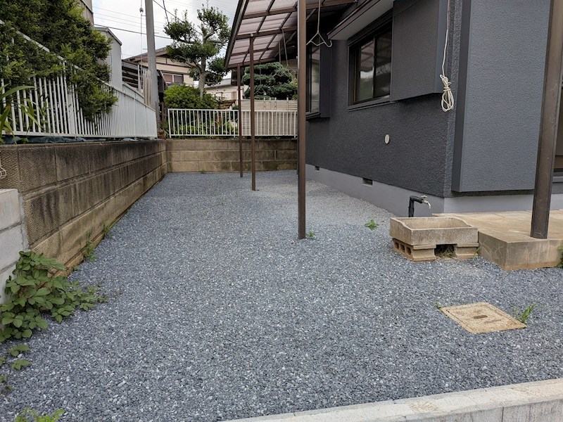 龍ケ崎市松葉１丁目　中古戸建 現地写真（庭）