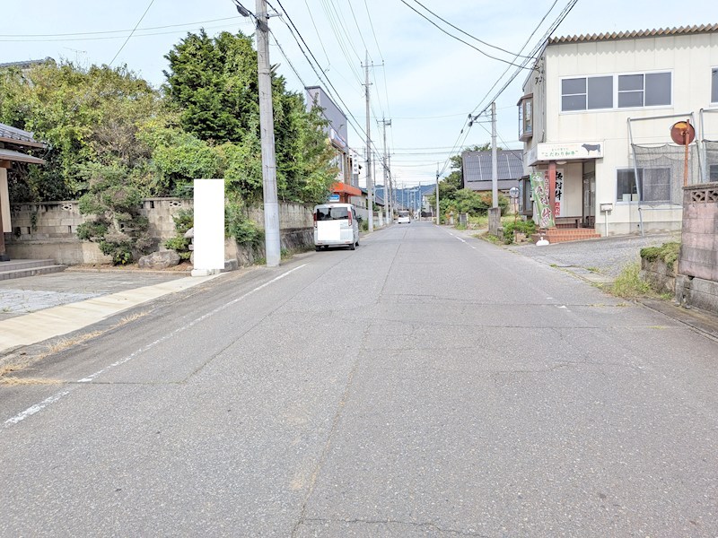 土浦市藤沢　中古戸建 現地写真（前面道路含む現地写真）