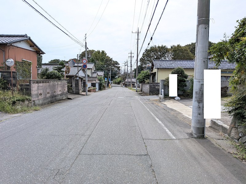 土浦市藤沢　中古戸建 現地写真（前面道路含む現地写真）