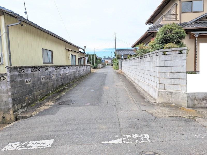 土浦市藤沢　中古戸建 現地写真（前面道路含む現地写真）