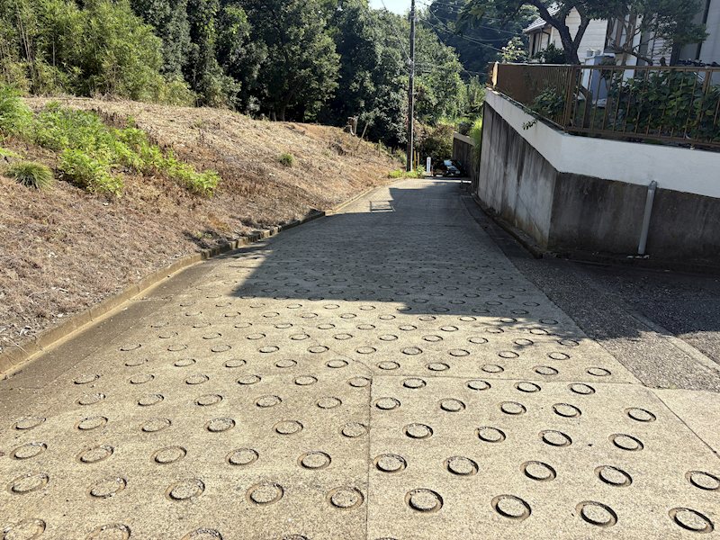 取手市米ノ井 土地 現地写真（前面道路含む現地写真）