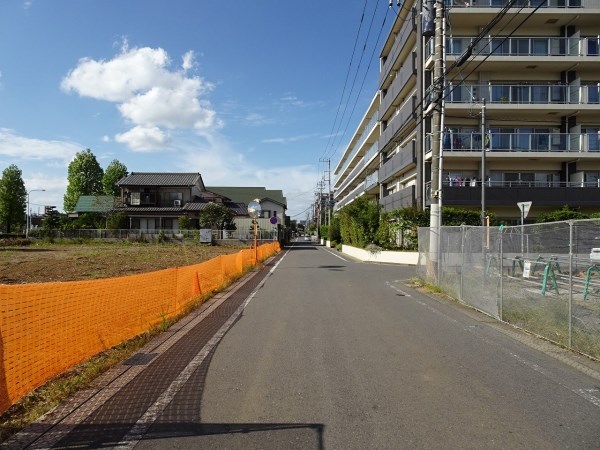 つくば市二の宮１丁目　土地 現地写真（前面道路含む現地写真）