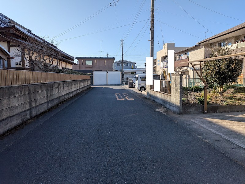 筑西市下岡崎２丁目　中古戸建 現地写真（前面道路含む現地写真）