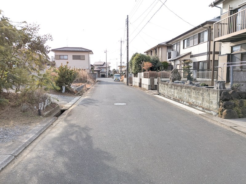 つくば市自由ケ丘　中古戸建 現地写真（前面道路含む現地写真）