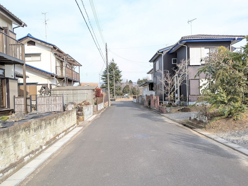 つくば市自由ケ丘　中古戸建 現地写真（前面道路含む現地写真）