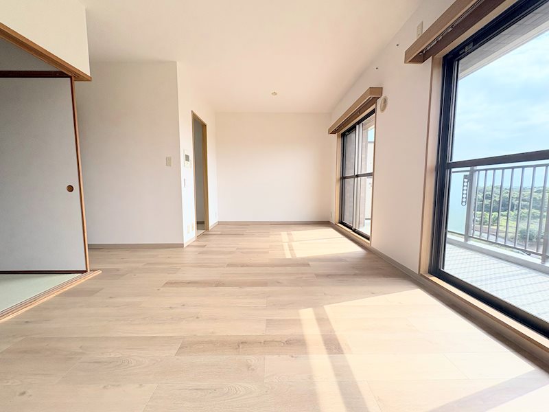 ハーモニータウン新取手壱番館 内観写真（リビング）