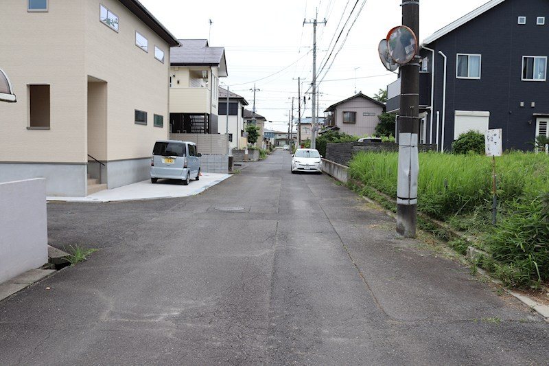 かすみがうら市宍倉 現地写真（前面道路含む現地写真）