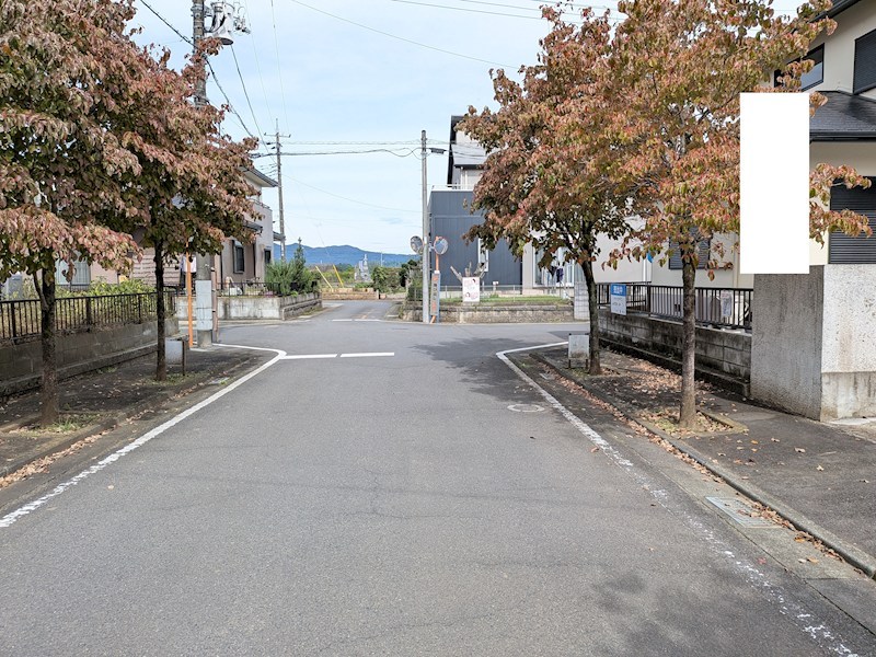 つくば市松栄　中古戸建 現地写真（前面道路含む現地写真）