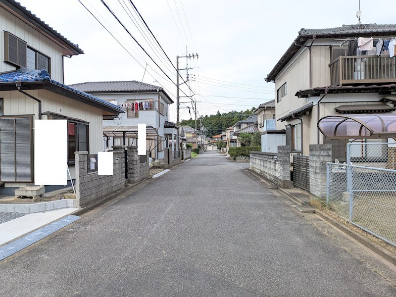 つくば市宝陽台　中古戸建 現地写真（前面道路含む現地写真）