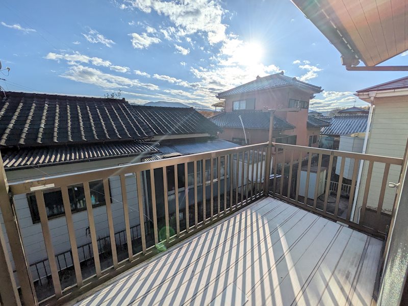 石岡市川又　中古戸建 現地写真（バルコニー）