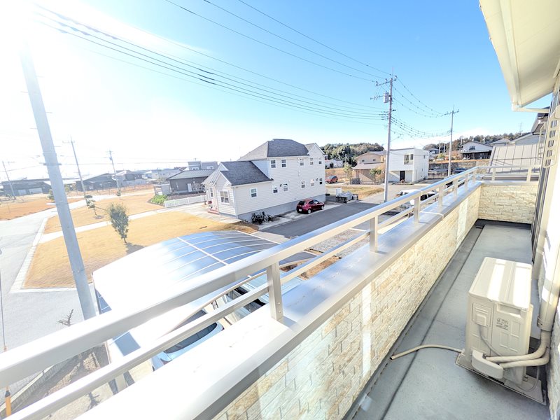 つくば市春風台　中古戸建 現地写真（バルコニー）