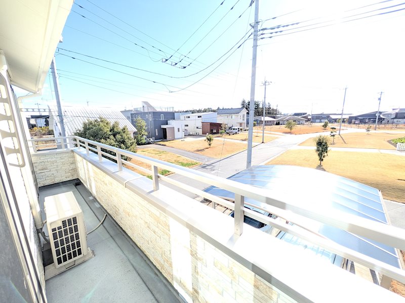 つくば市春風台　中古戸建 現地写真（バルコニー）