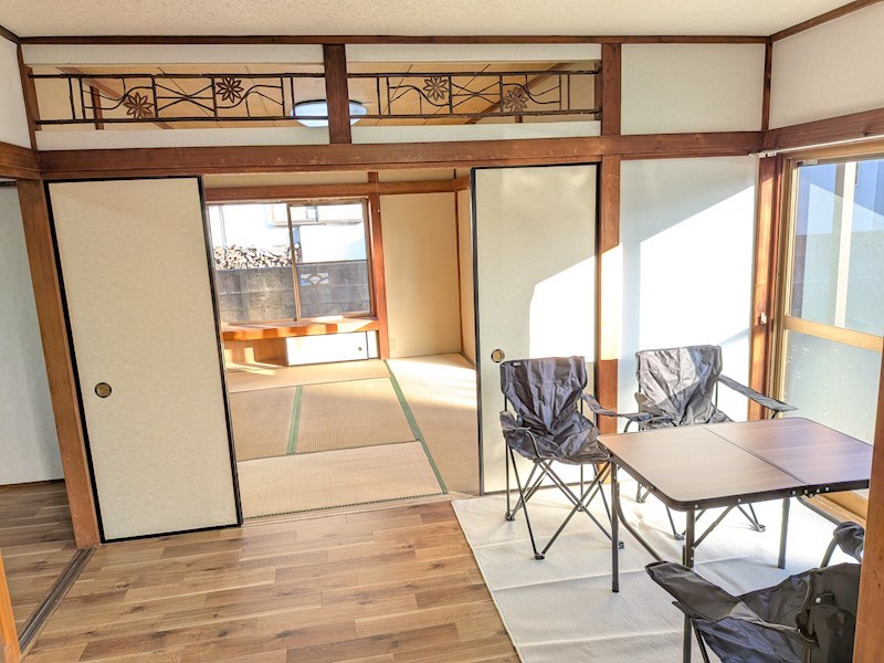 常総市原宿　中古戸建 内観写真（リビング）