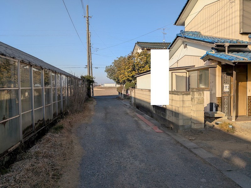常総市原宿　中古戸建 現地写真（前面道路含む現地写真）