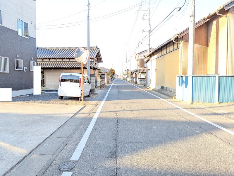 常総市豊田　中古戸建 現地写真（前面道路含む現地写真）