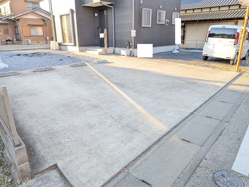 常総市豊田　中古戸建 現地写真（駐車場）