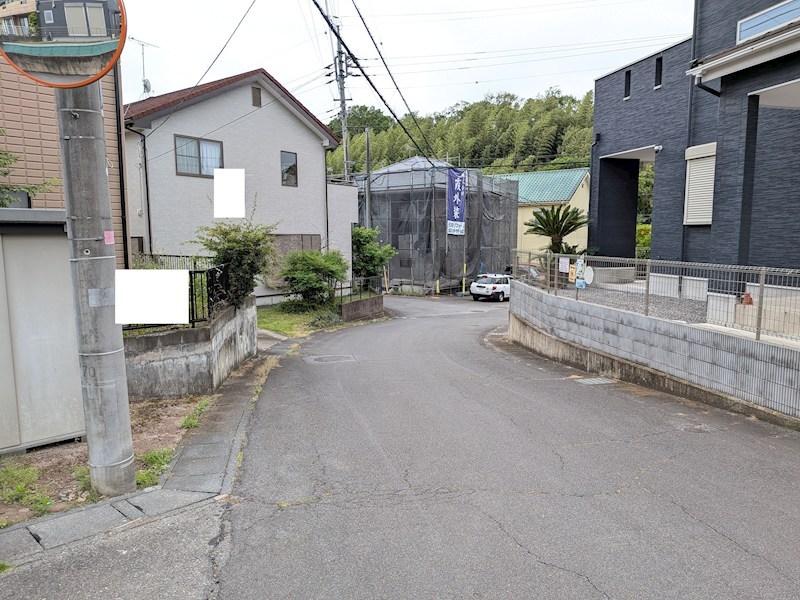 つくばみらい市西ノ台南　中古戸建 現地写真（前面道路含む現地写真）