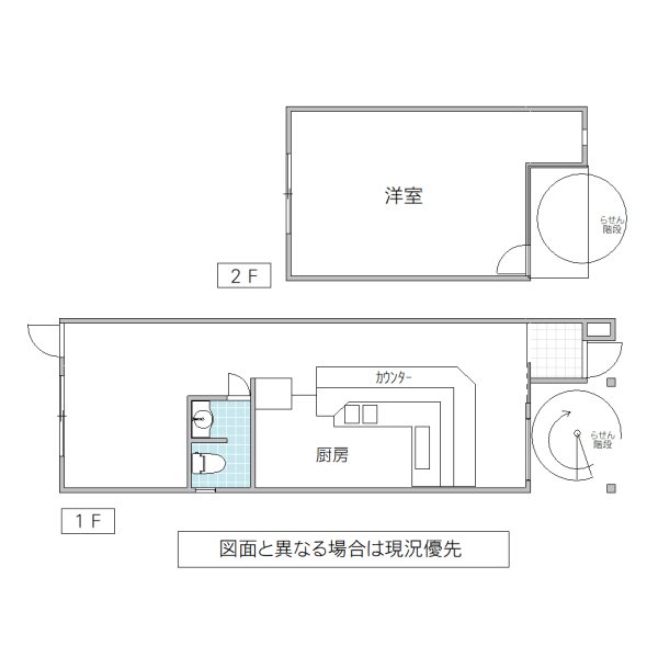 茨城県石岡市国府２丁目 間取図・土地図
