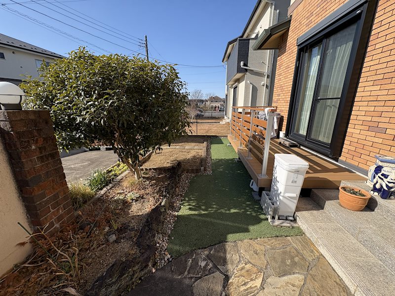 阿見町南平台２丁目　中古戸建 現地写真（庭）