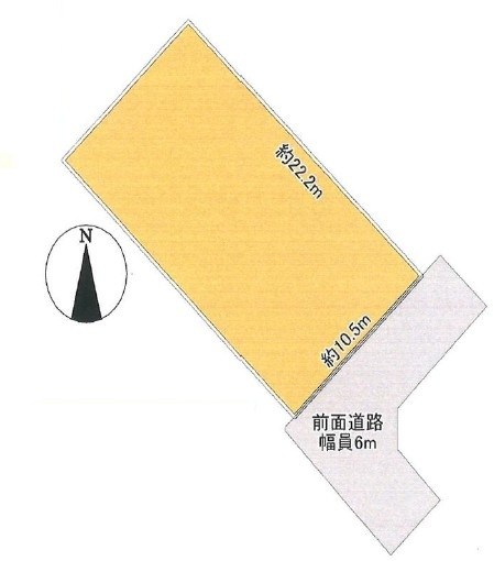 つくば市流星台　土地 間取図・土地図