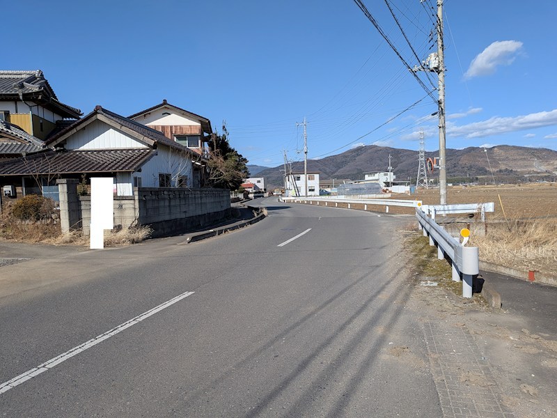 つくば市栗原　中古戸建 現地写真（前面道路含む現地写真）