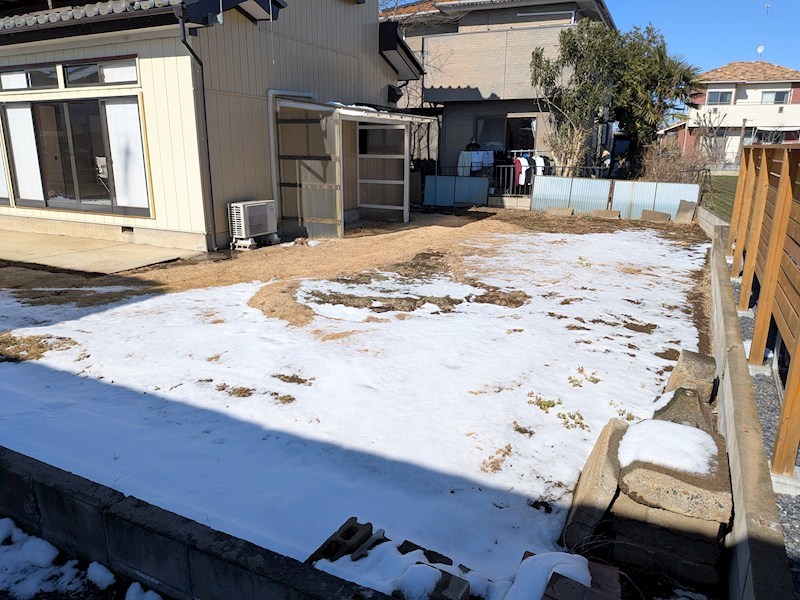 常総市豊田　中古戸建 現地写真（庭）