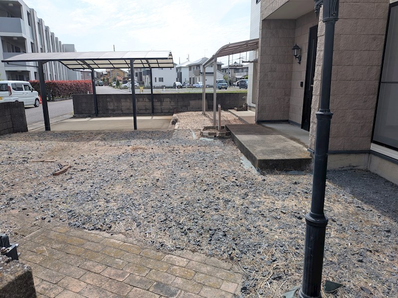 筑西市みどり町１丁目　中古戸建 現地写真（庭）