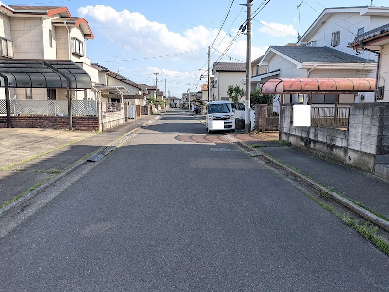 筑西市幸町３丁目　中古戸建 現地写真（前面道路含む現地写真）