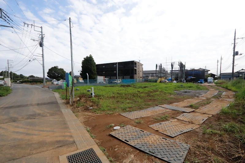 つくば市要元猿壁　新築戸建４期　２号棟 現地写真（前面道路含む現地写真）