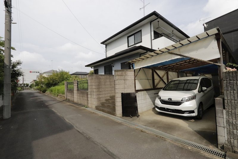 つくば市山中　中古戸建 現地写真（前面道路含む現地写真）