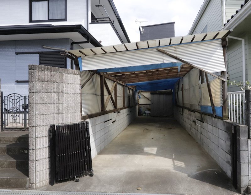 つくば市山中　中古戸建 現地写真（駐車場）