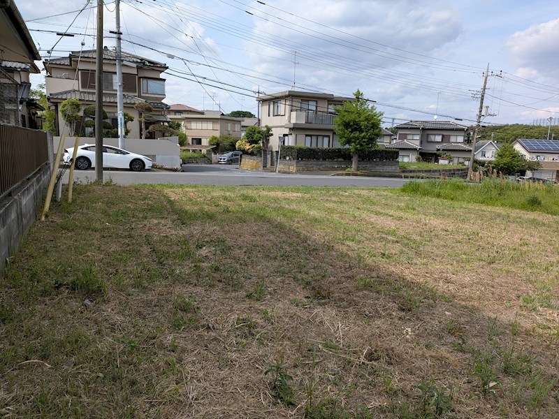 つくば市自由ヶ丘　土地 現地写真