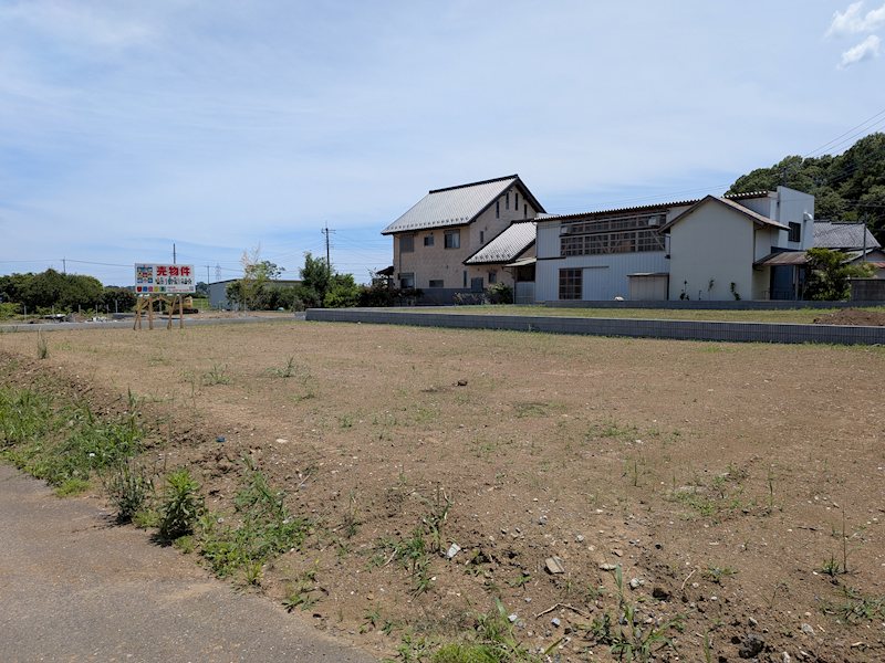 つくば市上境　Ａ区画 現地写真