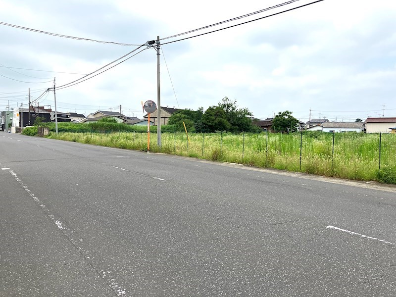 下妻市下妻乙　土地　Ｂ区画 現地写真（前面道路含む現地写真）
