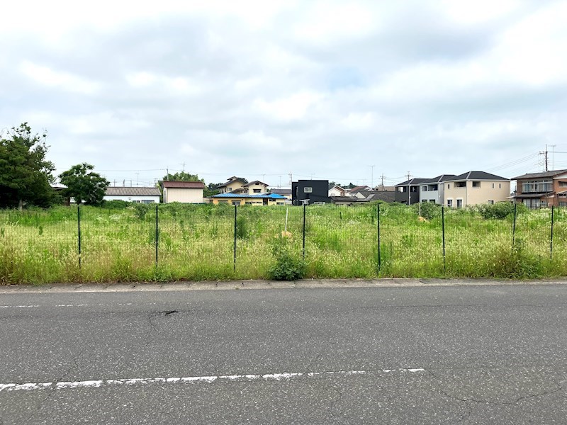 下妻市下妻乙　土地　Ａ区画 現地写真（前面道路含む現地写真）