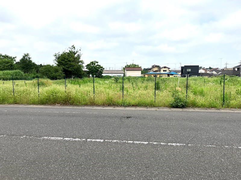 下妻市下妻乙　土地　Ａ区画 現地写真（前面道路含む現地写真）